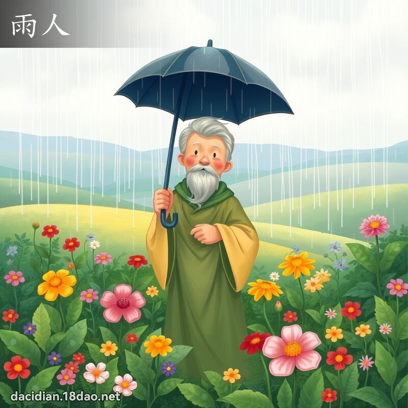 雨人 - 國語大辭典配圖
