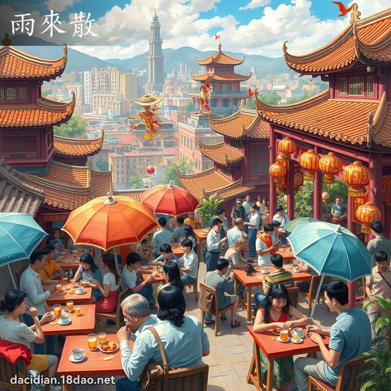 雨来散 - 国语大辞典配图
