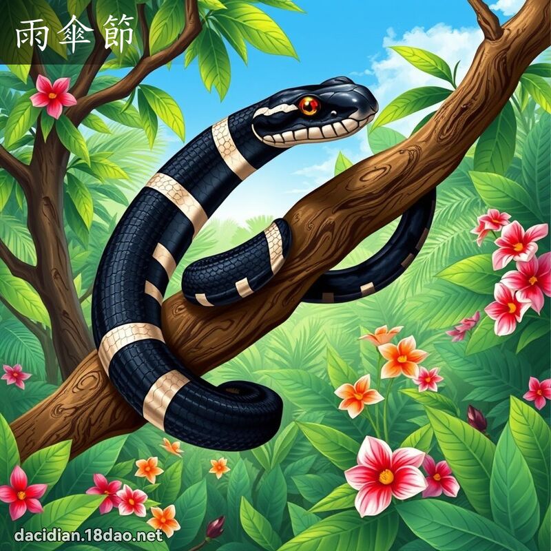 雨傘節 - 國語大辭典配圖