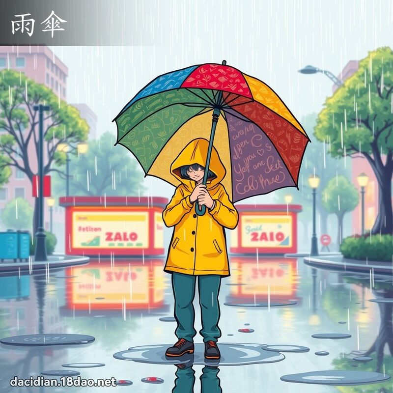 雨傘 - 國語大辭典配圖