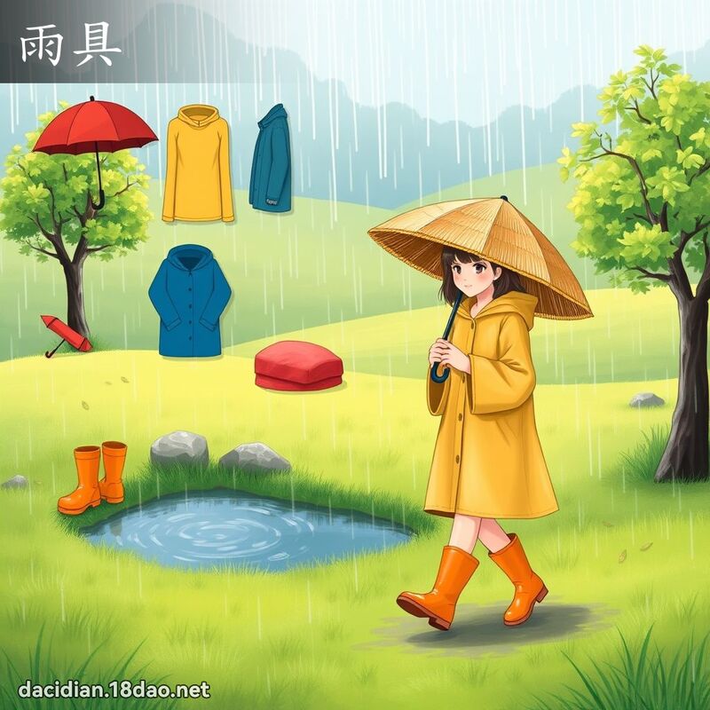 雨具 - 國語大辭典配圖