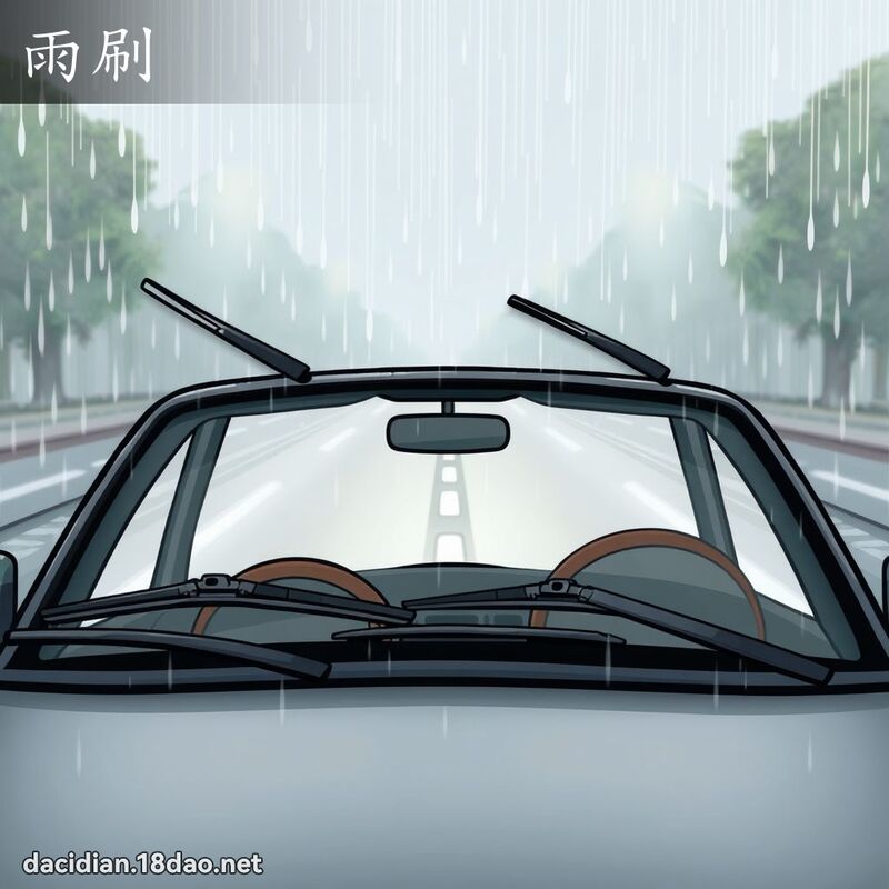 雨刷 - 国语大辞典配图