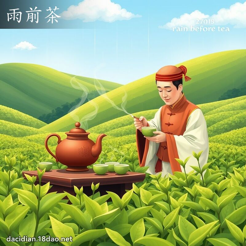 雨前茶 - 国语大辞典配图