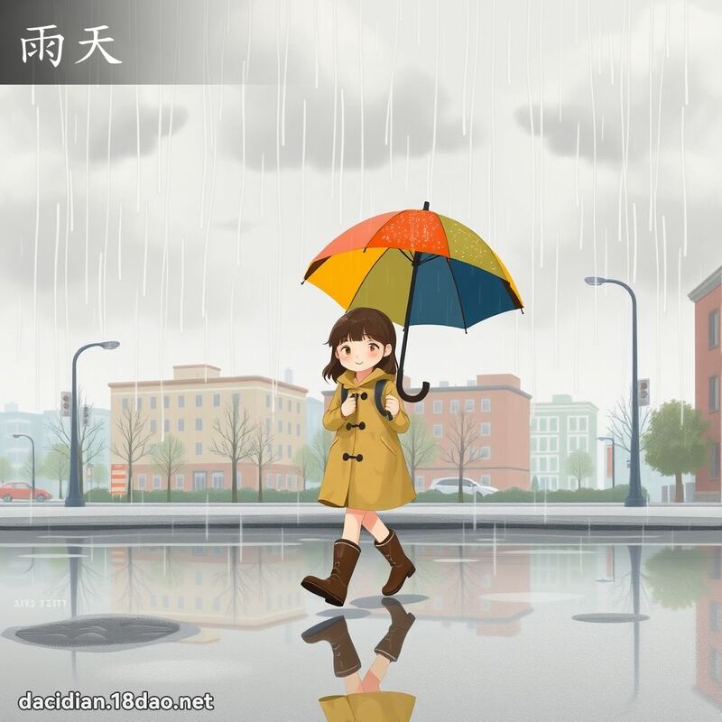 雨天 - 國語大辭典配圖