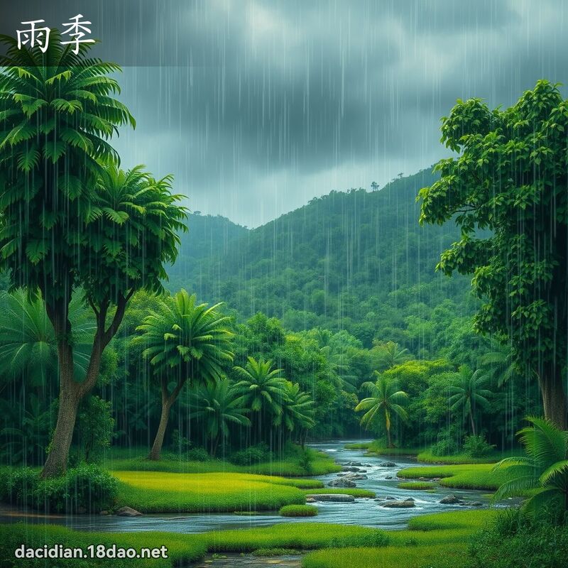 雨季 - 国语大辞典配图