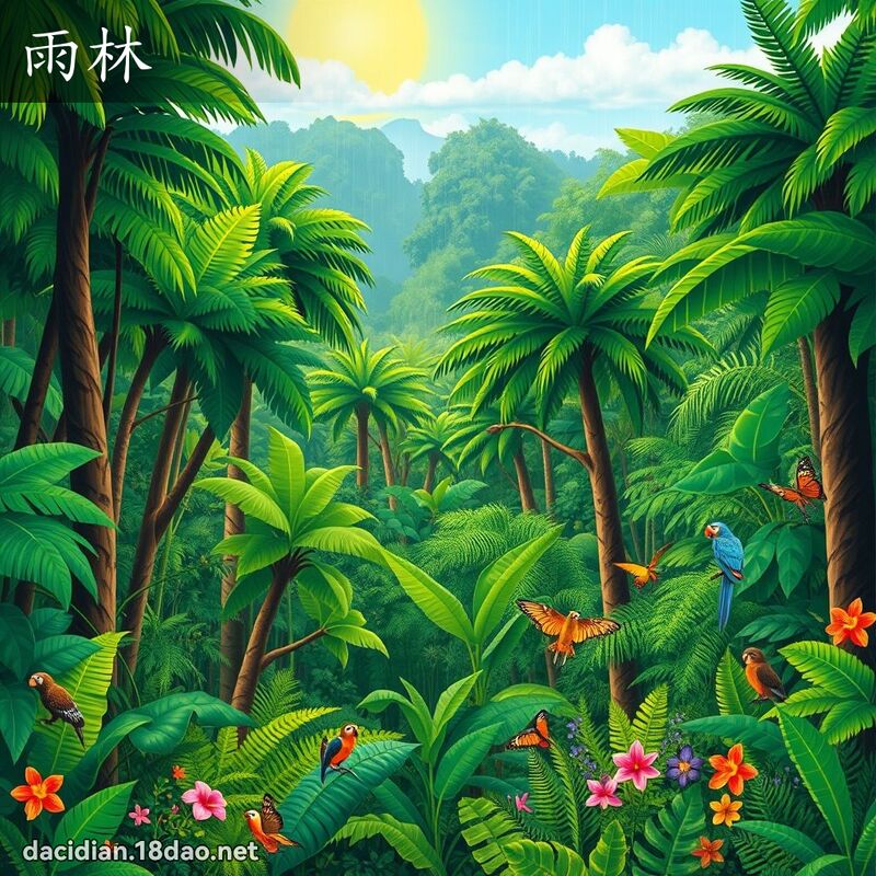 雨林 - 國語大辭典配圖