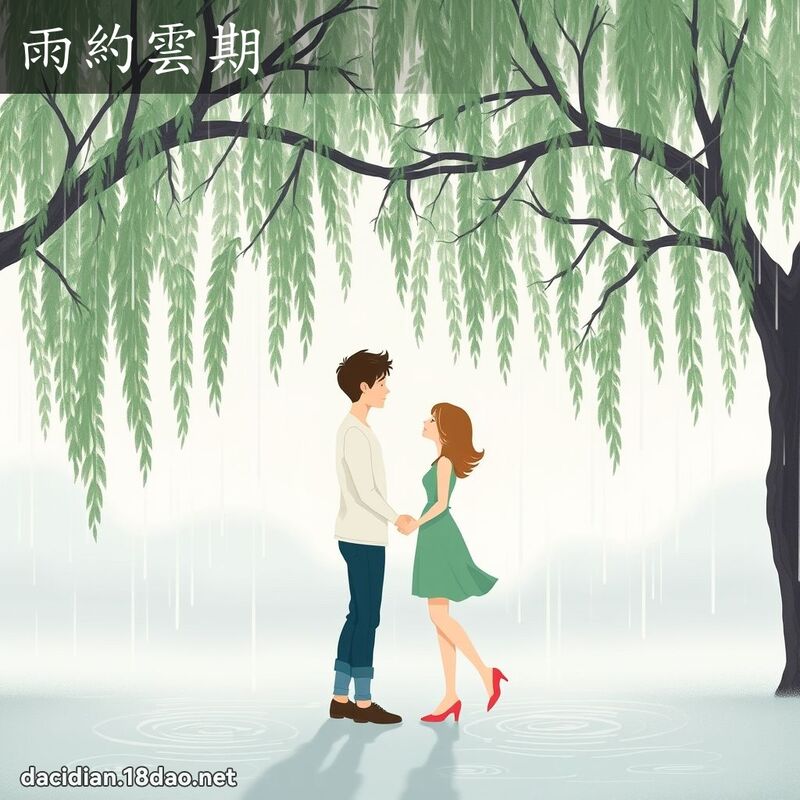 雨约云期 - 国语大辞典配图