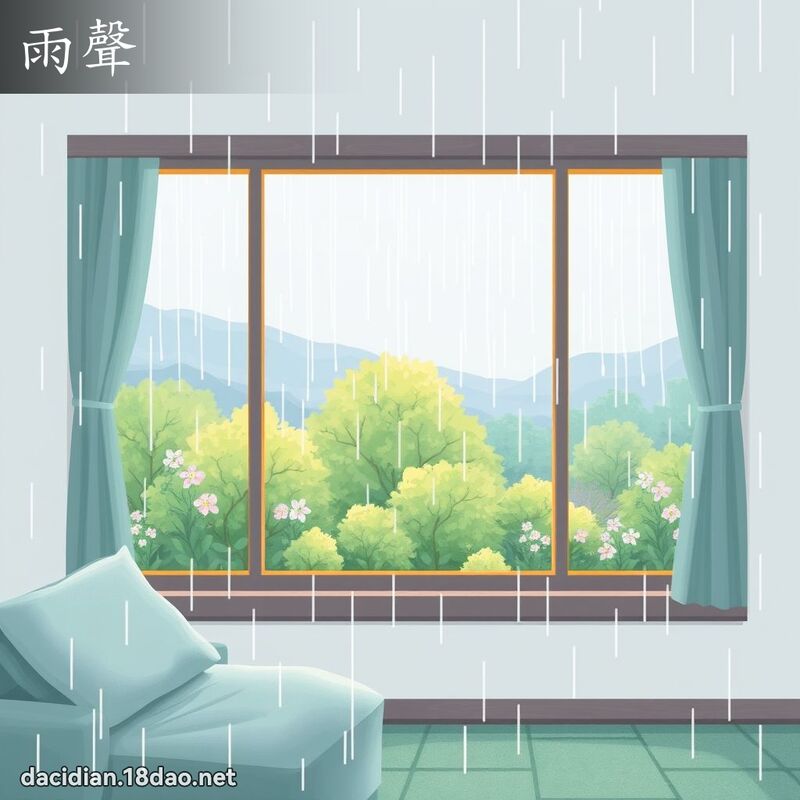 雨声 - 国语大辞典配图