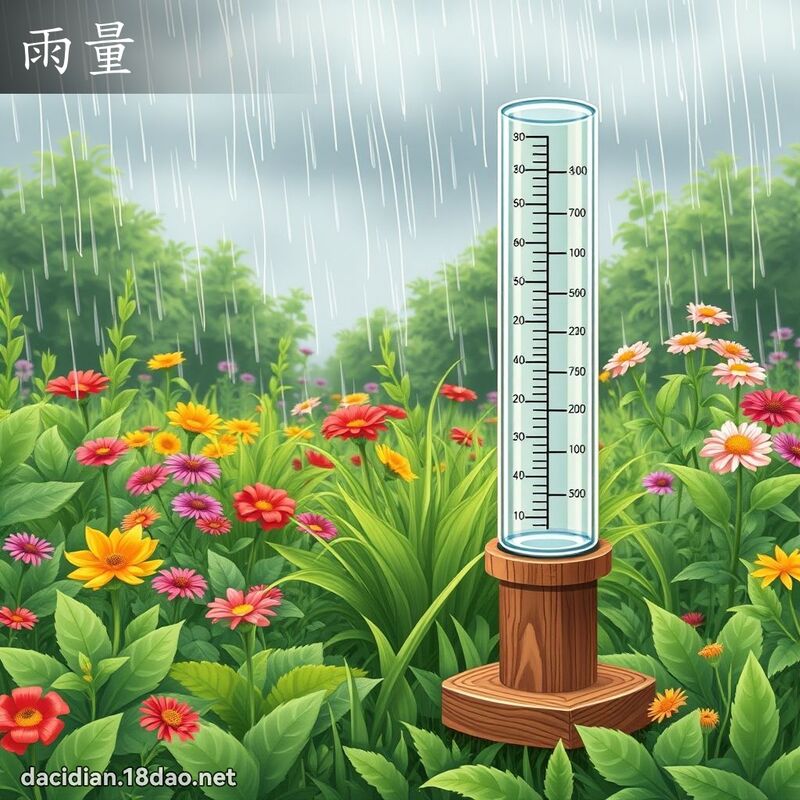 雨量 - 國語大辭典配圖