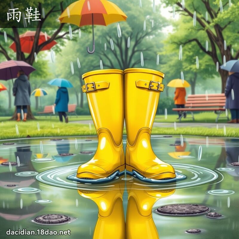 雨鞋 - 國語大辭典配圖