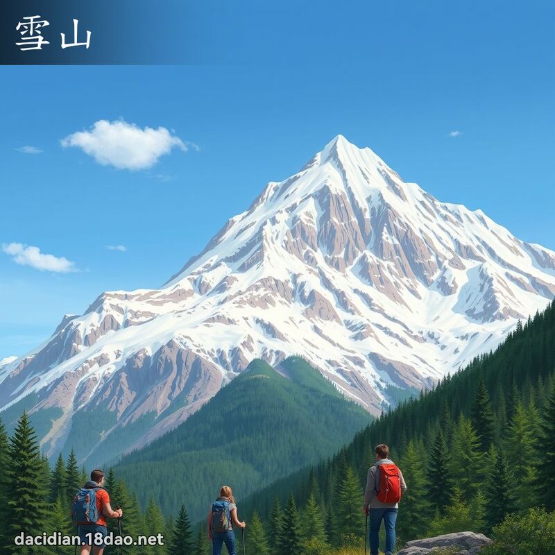 雪山 - 国语大辞典配图