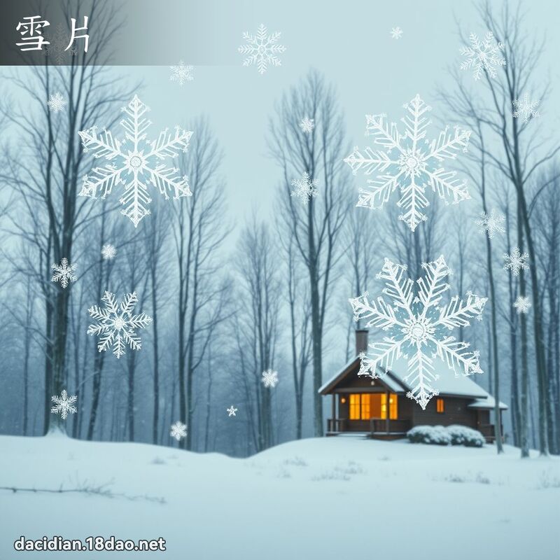 雪片 - 国语大辞典配图