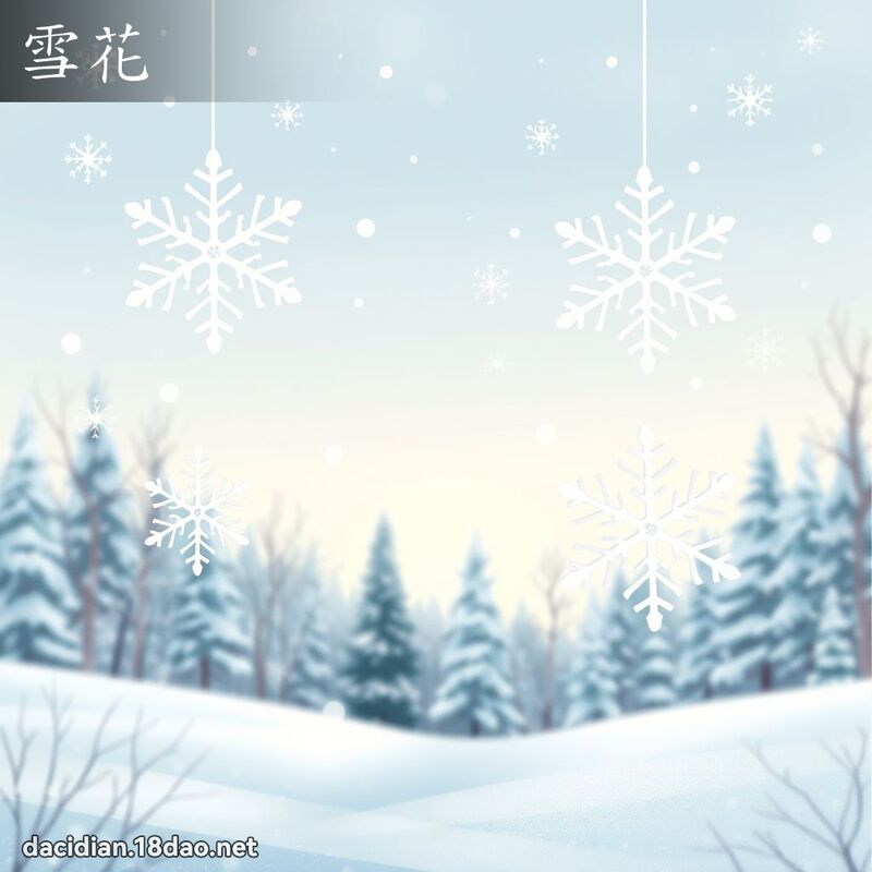 雪花 - 国语大辞典配图