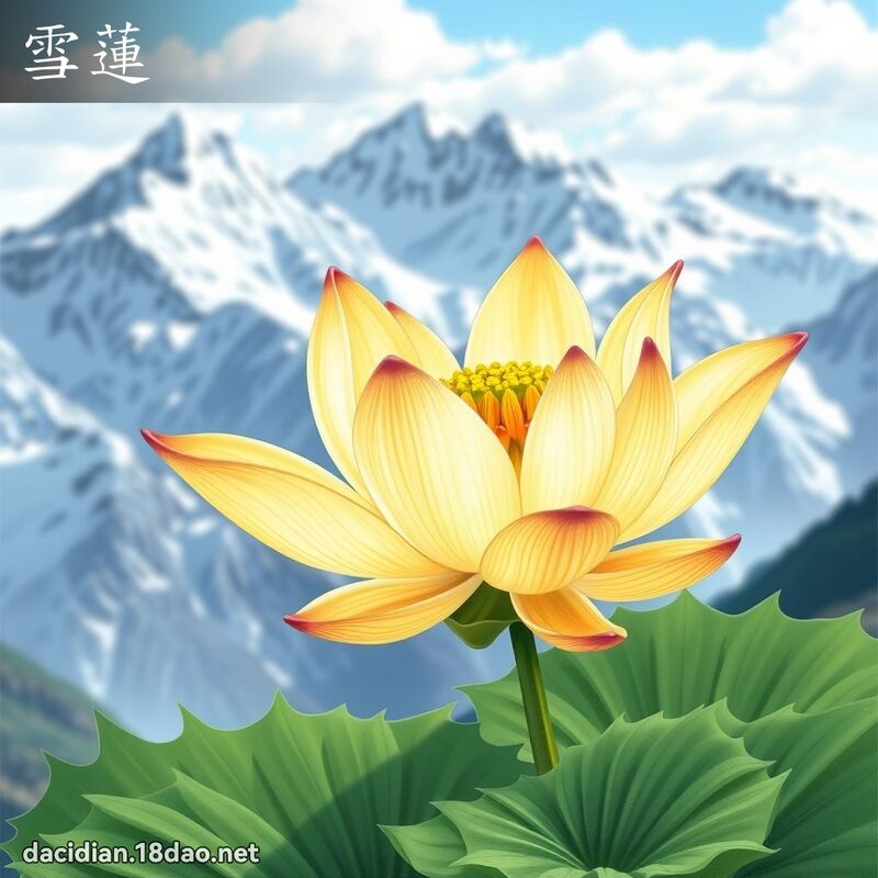 雪蓮 - 國語大辭典配圖