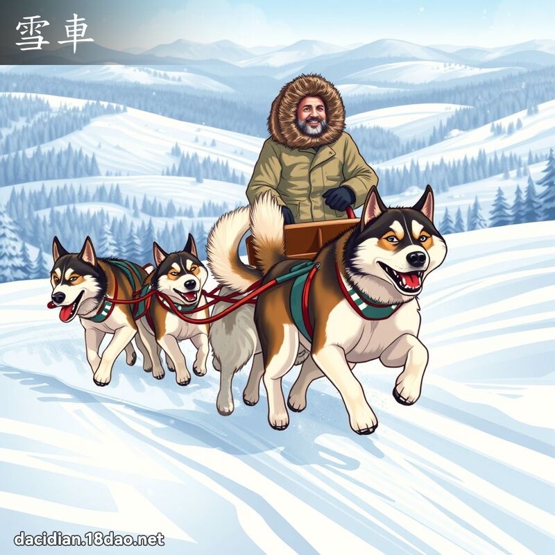 雪车 - 国语大辞典配图
