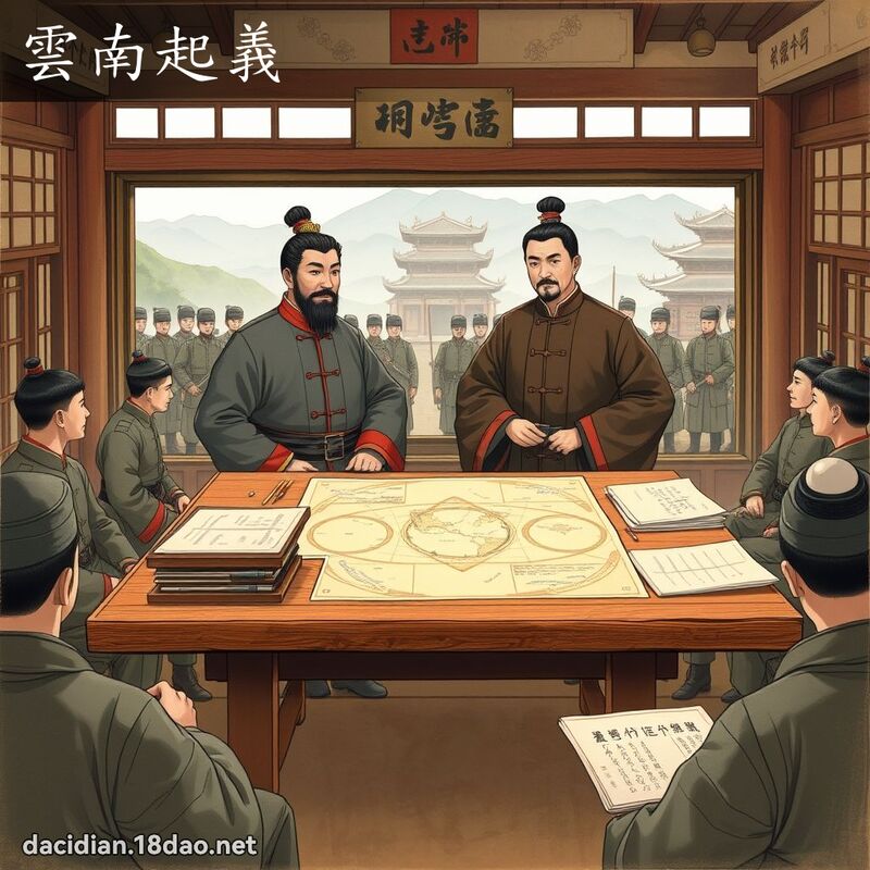 雲南起義 - 國語大辭典配圖