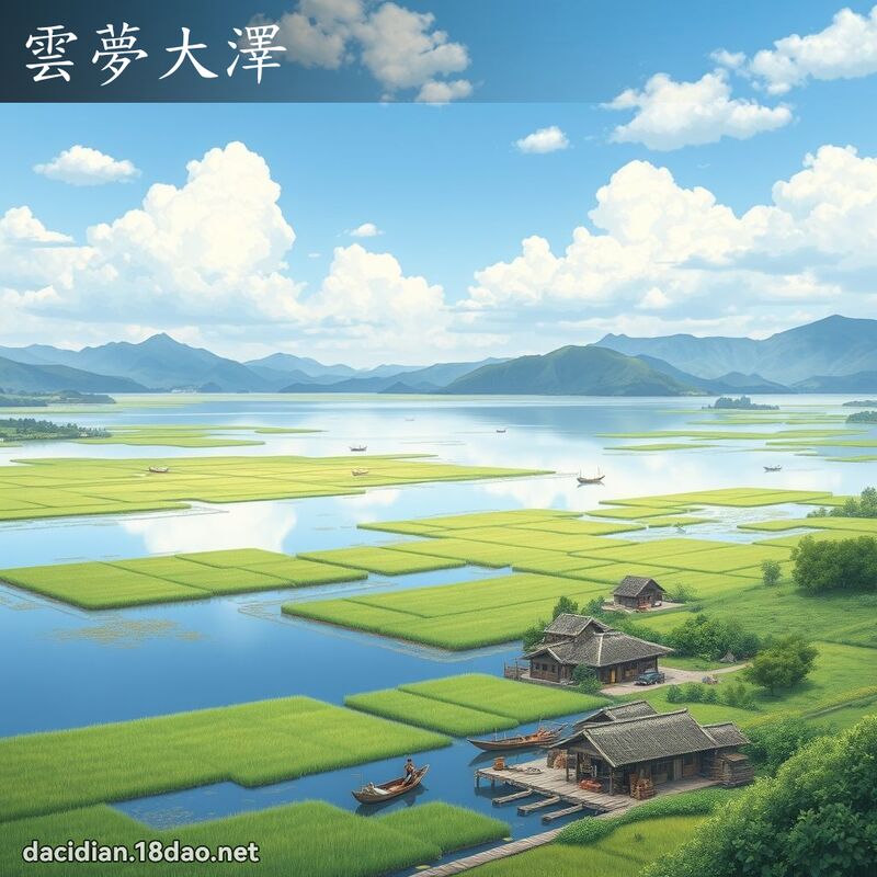 云梦大泽 - 国语大辞典配图