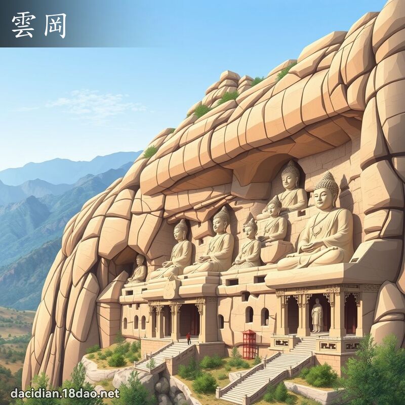 雲岡 - 國語大辭典配圖