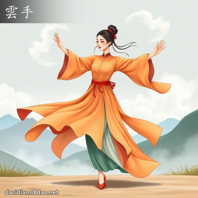 雲手 - 國語大辭典配圖