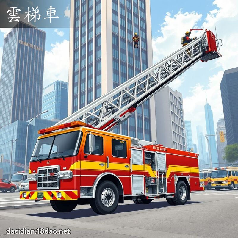 雲梯車 - 國語大辭典配圖