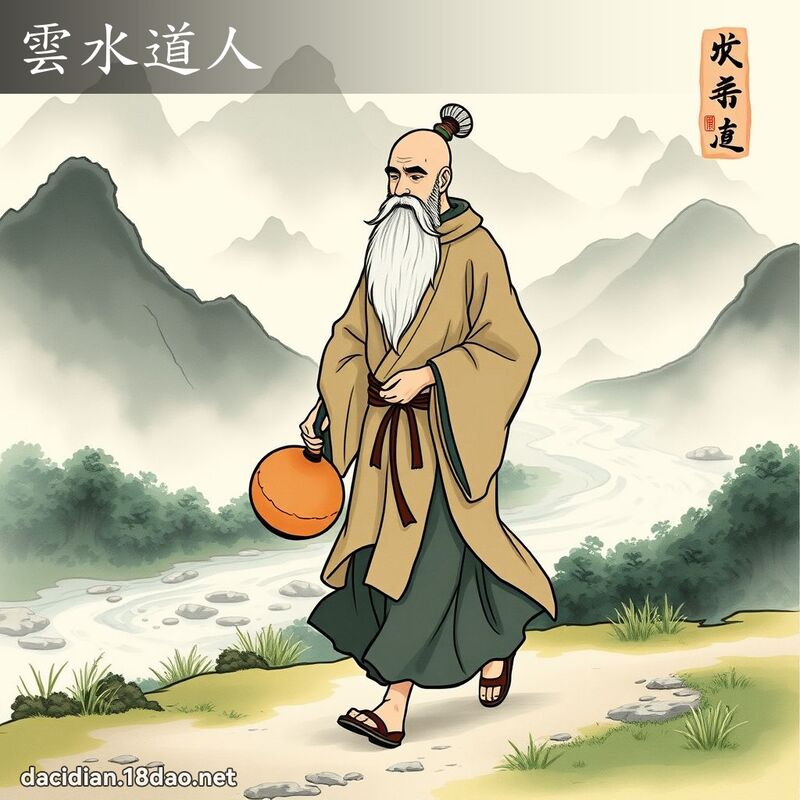 雲水道人 - 國語大辭典配圖