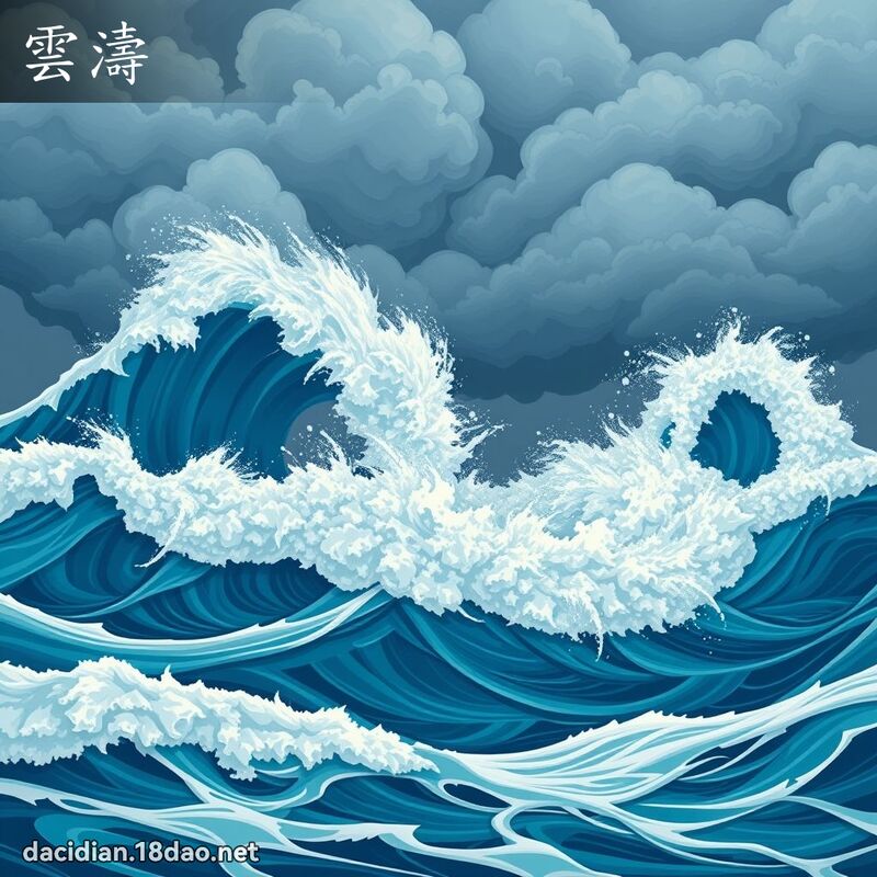 雲濤 - 國語大辭典配圖