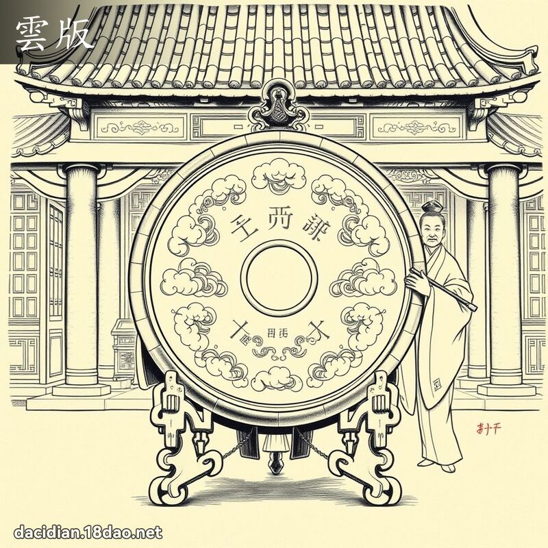 雲版 - 國語大辭典配圖