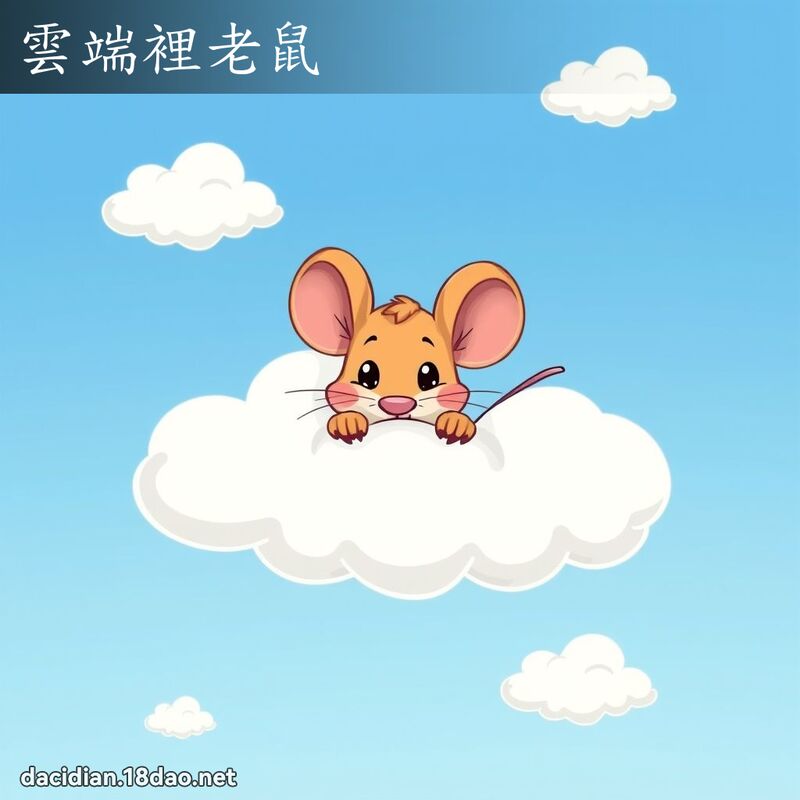云端里老鼠 - 国语大辞典配图