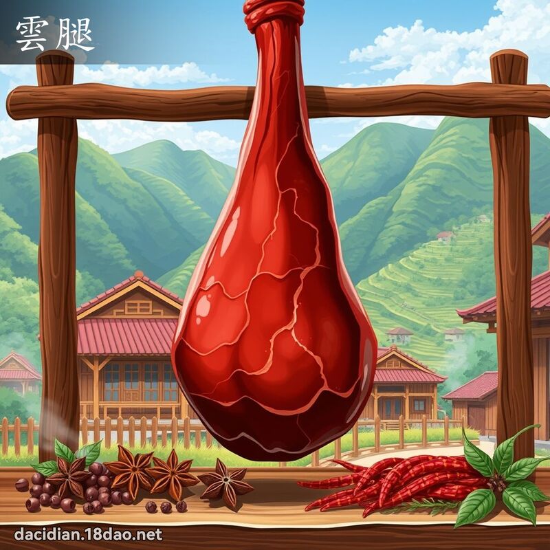雲腿 - 國語大辭典配圖