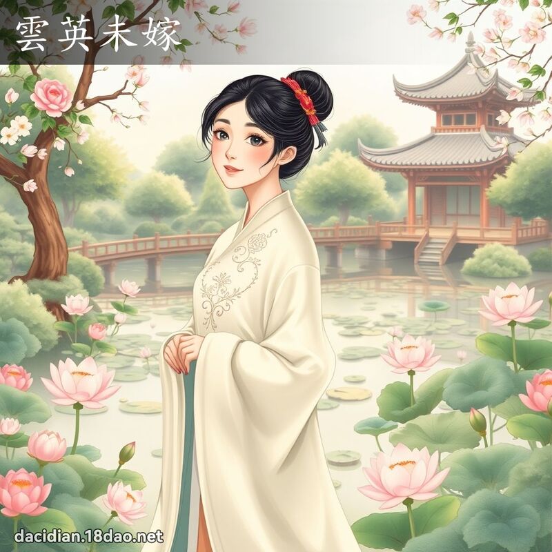 雲英未嫁 - 國語大辭典配圖