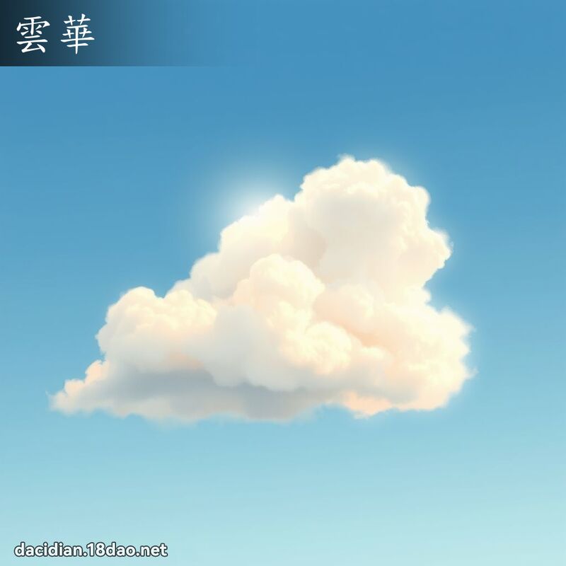 雲華 - 國語大辭典配圖