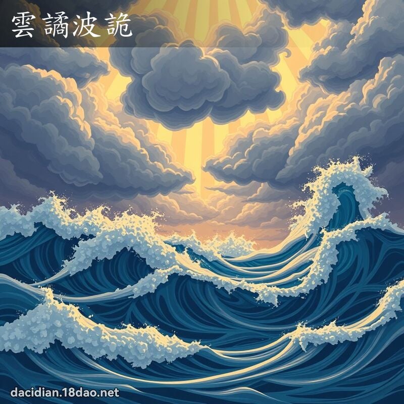 云譎波诡 - 国语大辞典配图