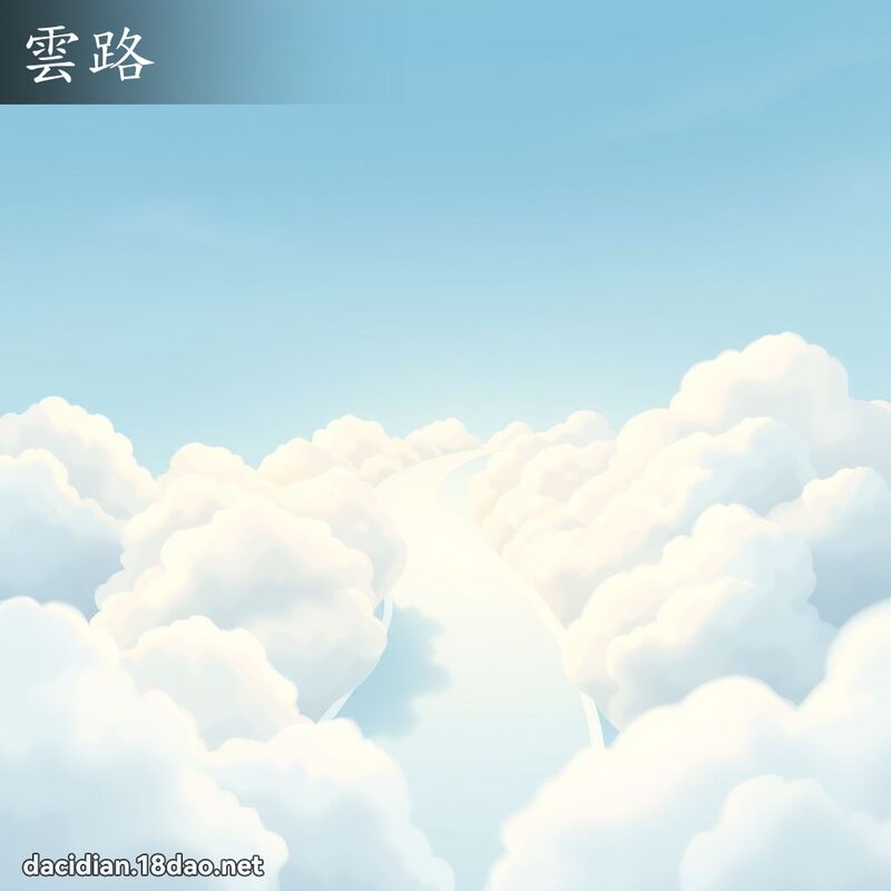 雲路 - 國語大辭典配圖
