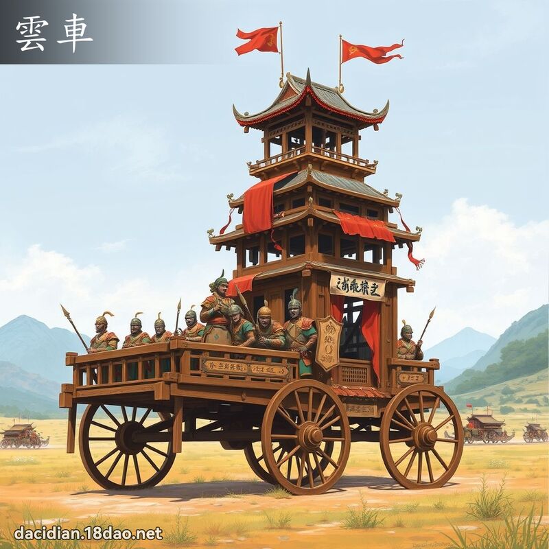 雲車 - 國語大辭典配圖