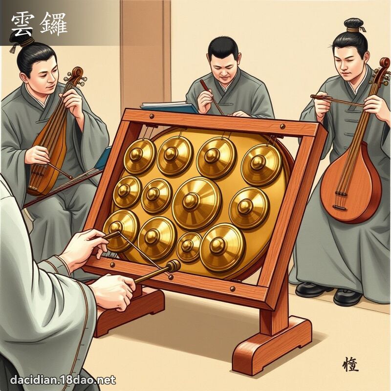 雲鑼 - 國語大辭典配圖