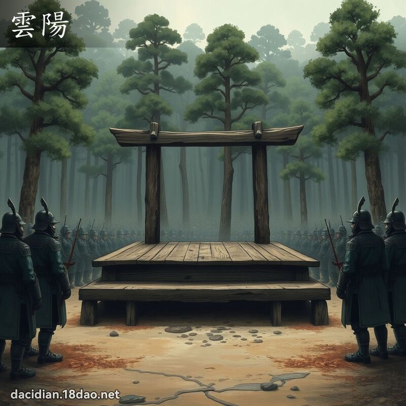 雲陽 - 國語大辭典配圖