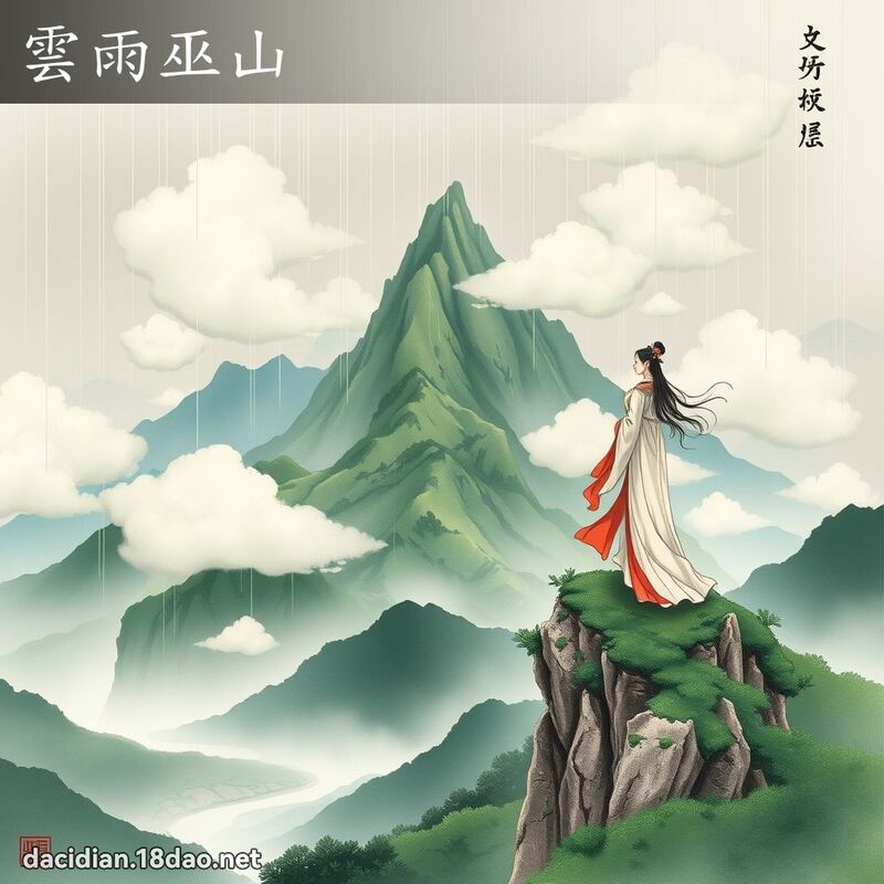 云雨巫山 - 国语大辞典配图