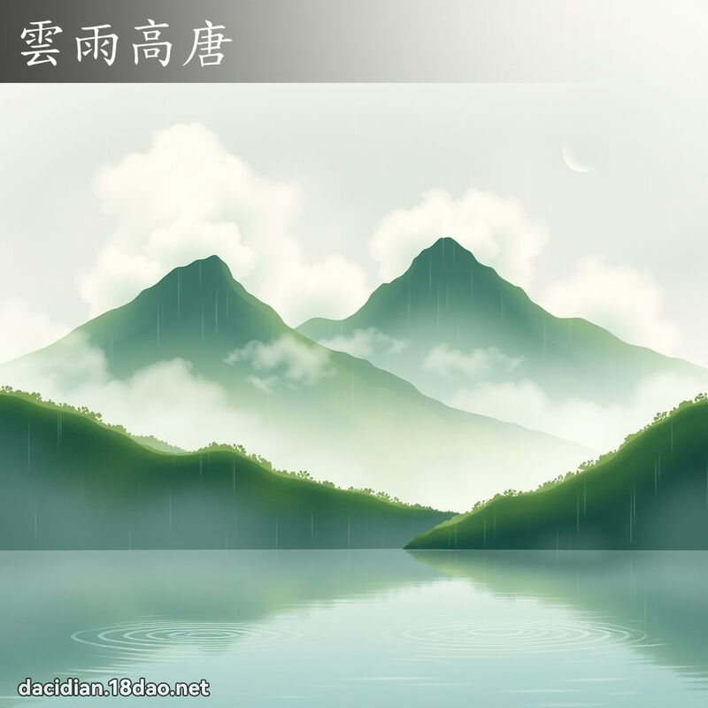 云雨高唐 - 国语大辞典配图