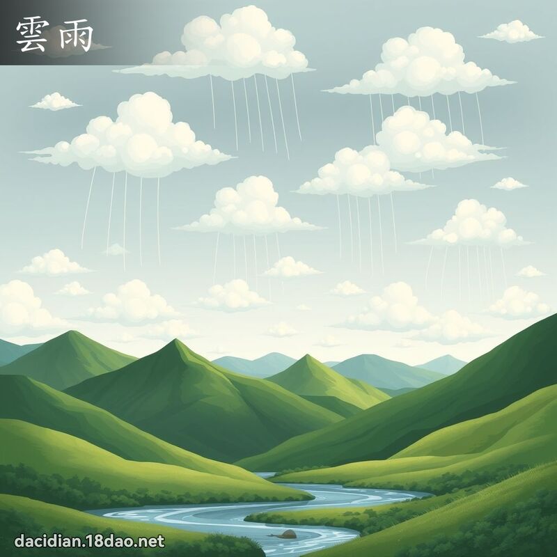 雲雨 - 國語大辭典配圖