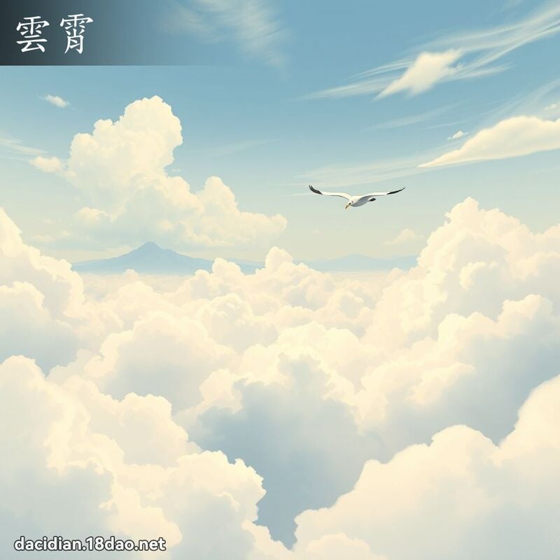 雲霄 - 國語大辭典配圖