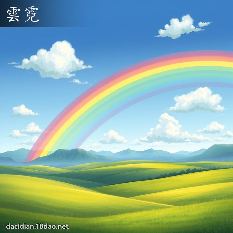 云霓 - 国语大辞典配图