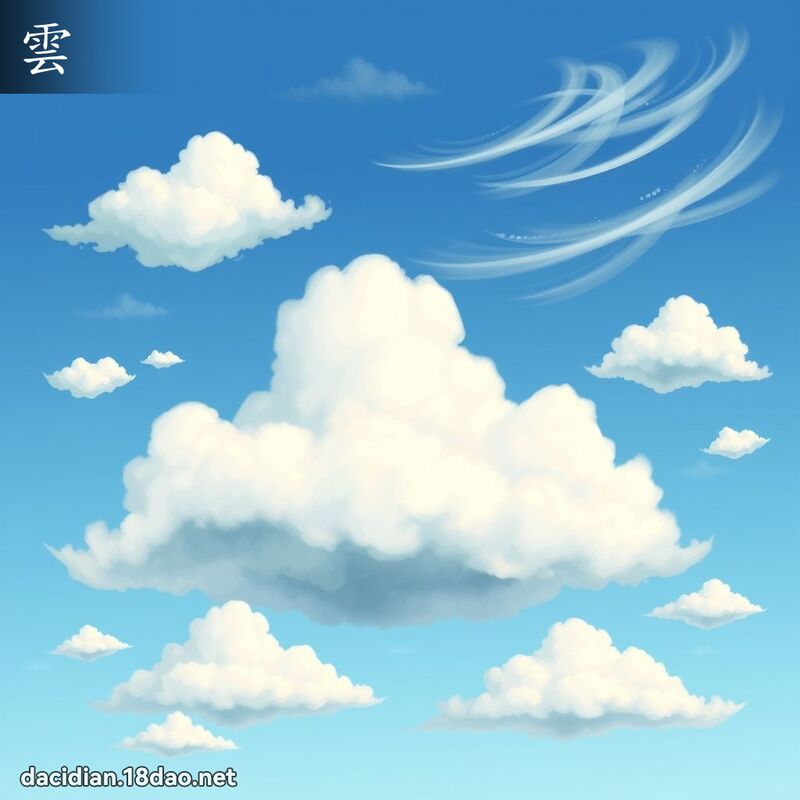 雲 - 國語大辭典配圖