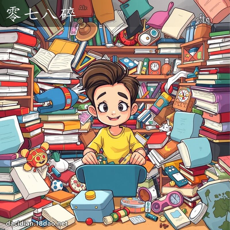 零七八碎 - 国语大辞典配图