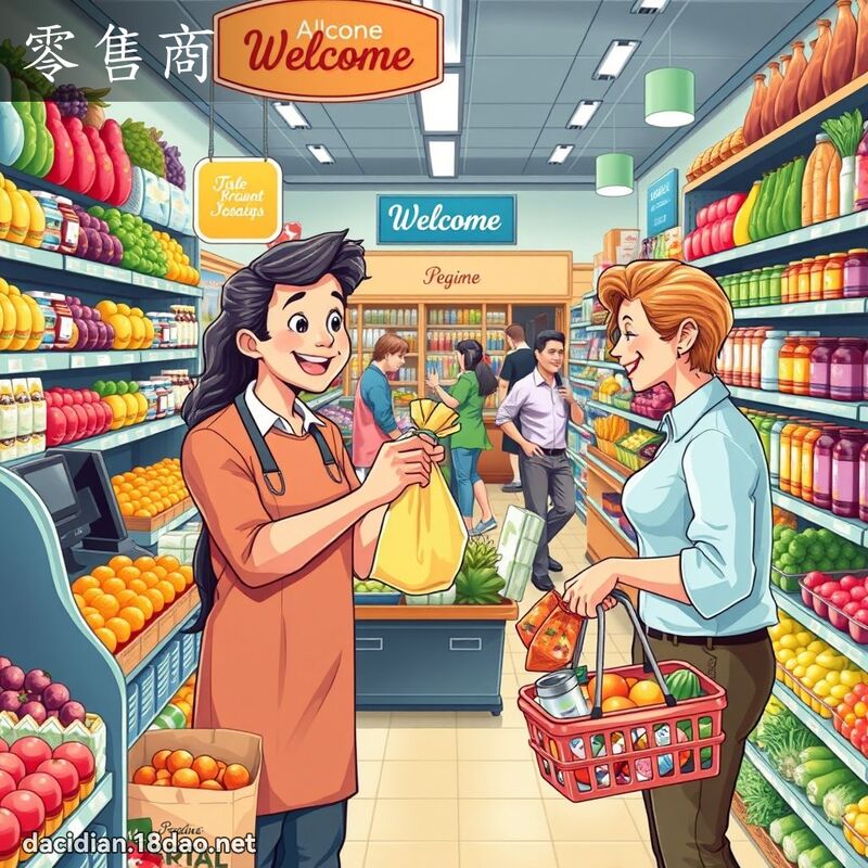 零售商 - 國語大辭典配圖