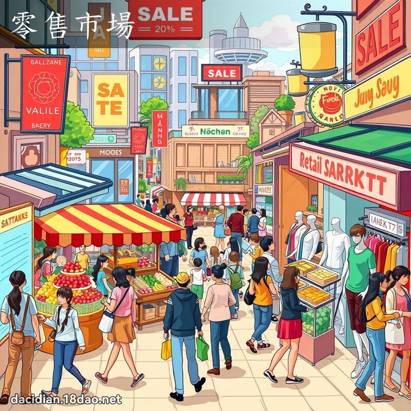 零售市場 - 國語大辭典配圖