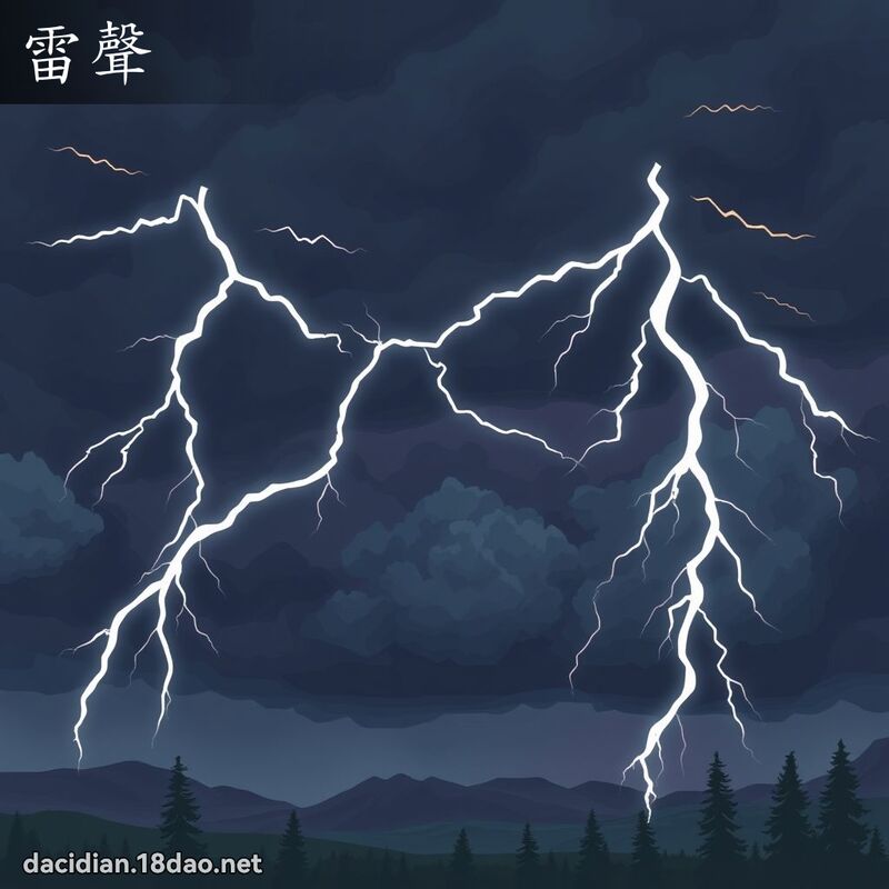 雷声 - 国语大辞典配图