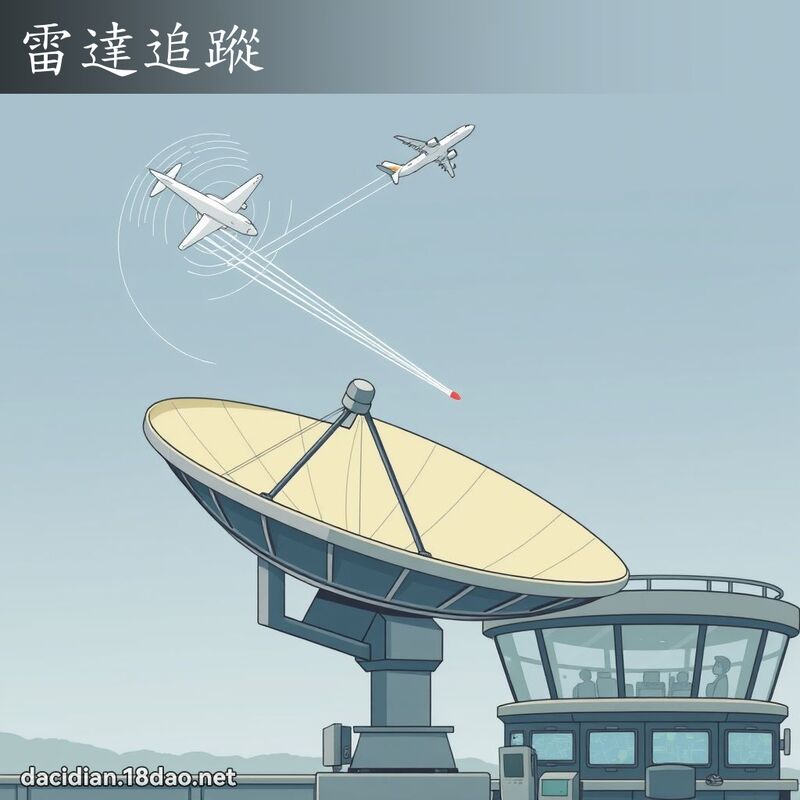 雷达追踪 - 国语大辞典配图