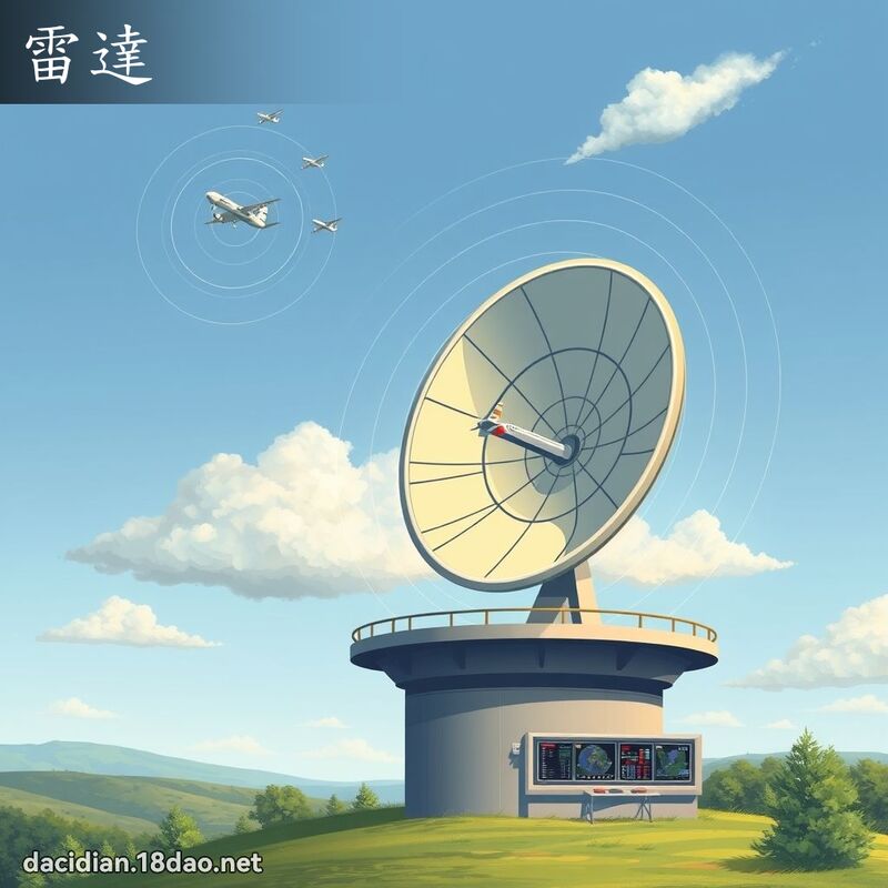 雷達 - 國語大辭典配圖