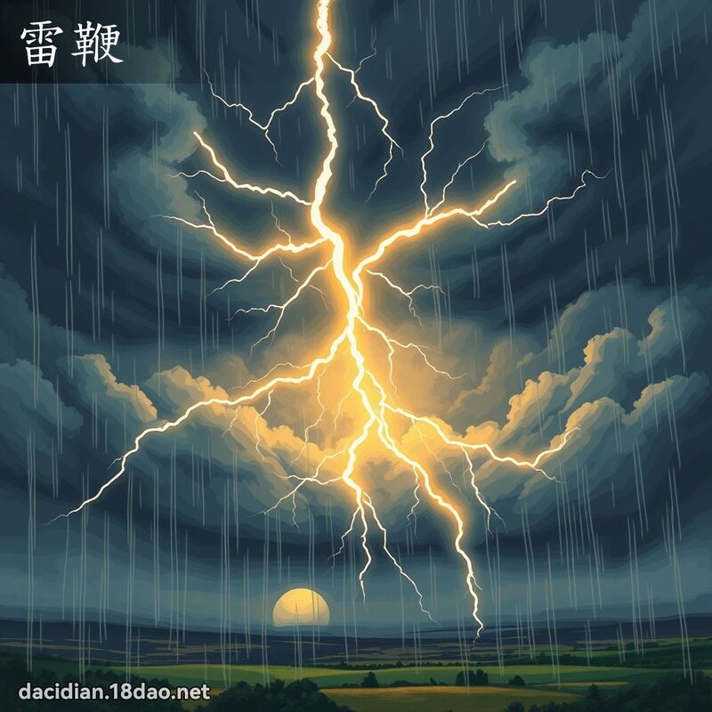 雷鞭 - 國語大辭典配圖