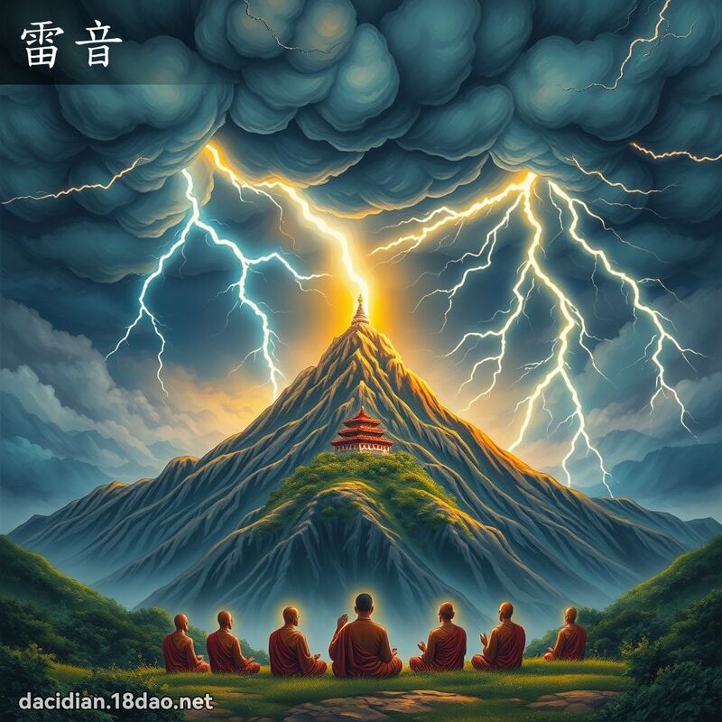 雷音 - 国语大辞典配图